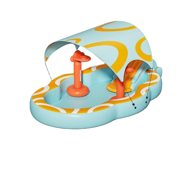 

Food grade PVC zodiac pool inflatable swimming balloon pool cover tent with toys bull