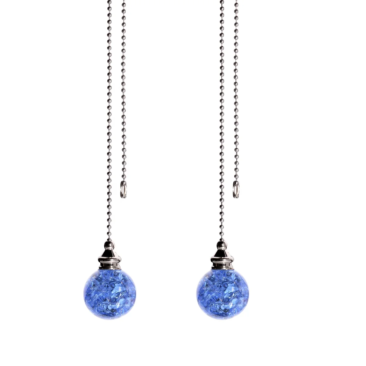

Crystal Glass Ice Cracked Ball Pull Chain for Ceiling Fan Light Lamp Decoration