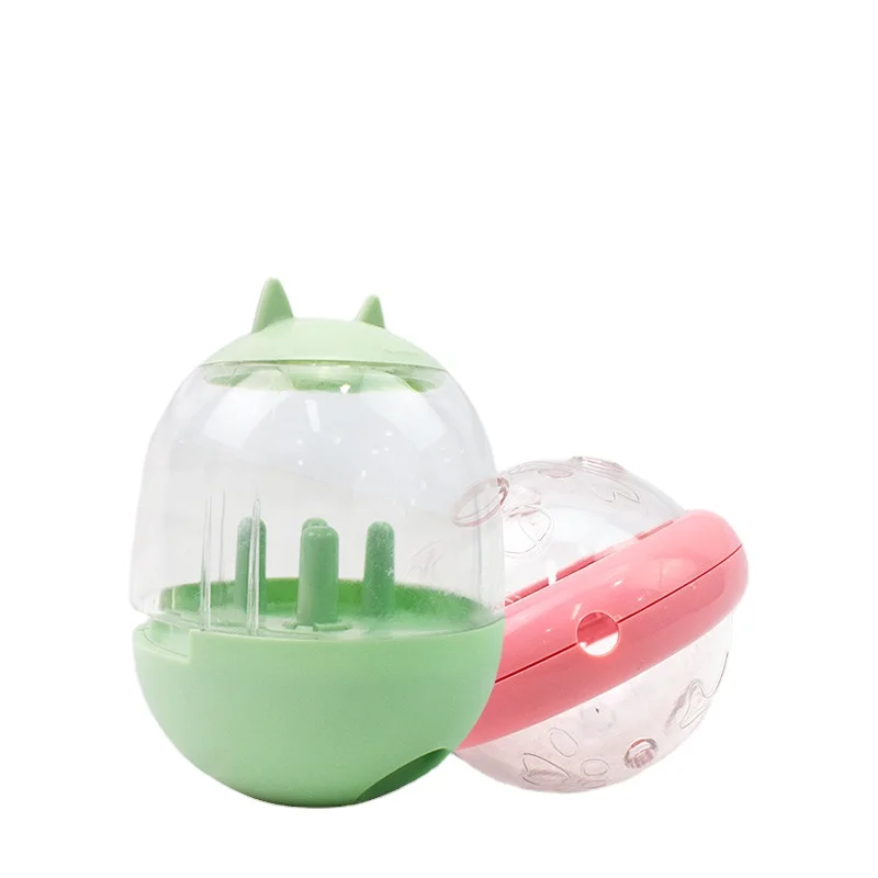 

Customizable Slow Feeder Interactive Dog Cat Leaking toy tumbler leaking pet food ball