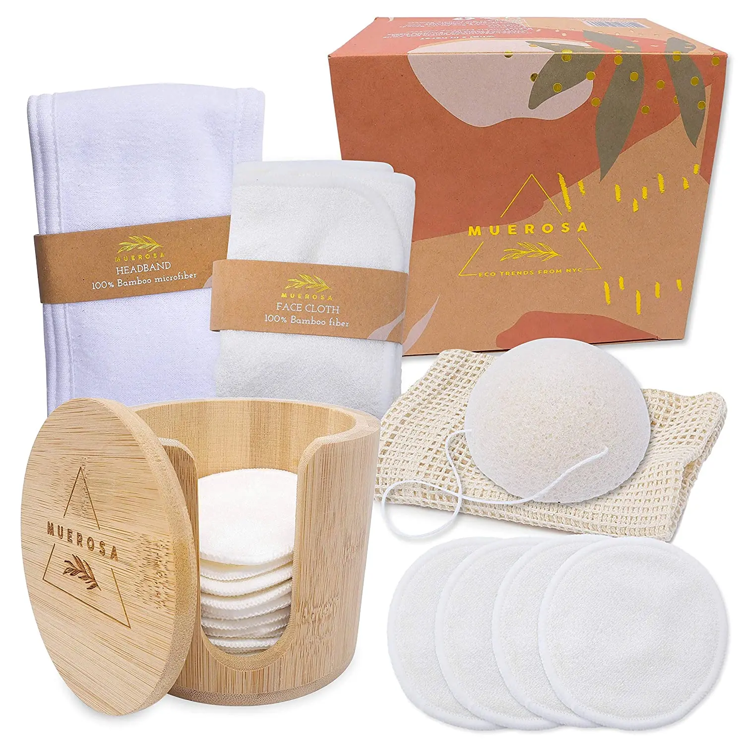 

Best Quality Bamboo Cotton Washable Reusable Makeup Remover Pad Washable Facial Cleaning Pad