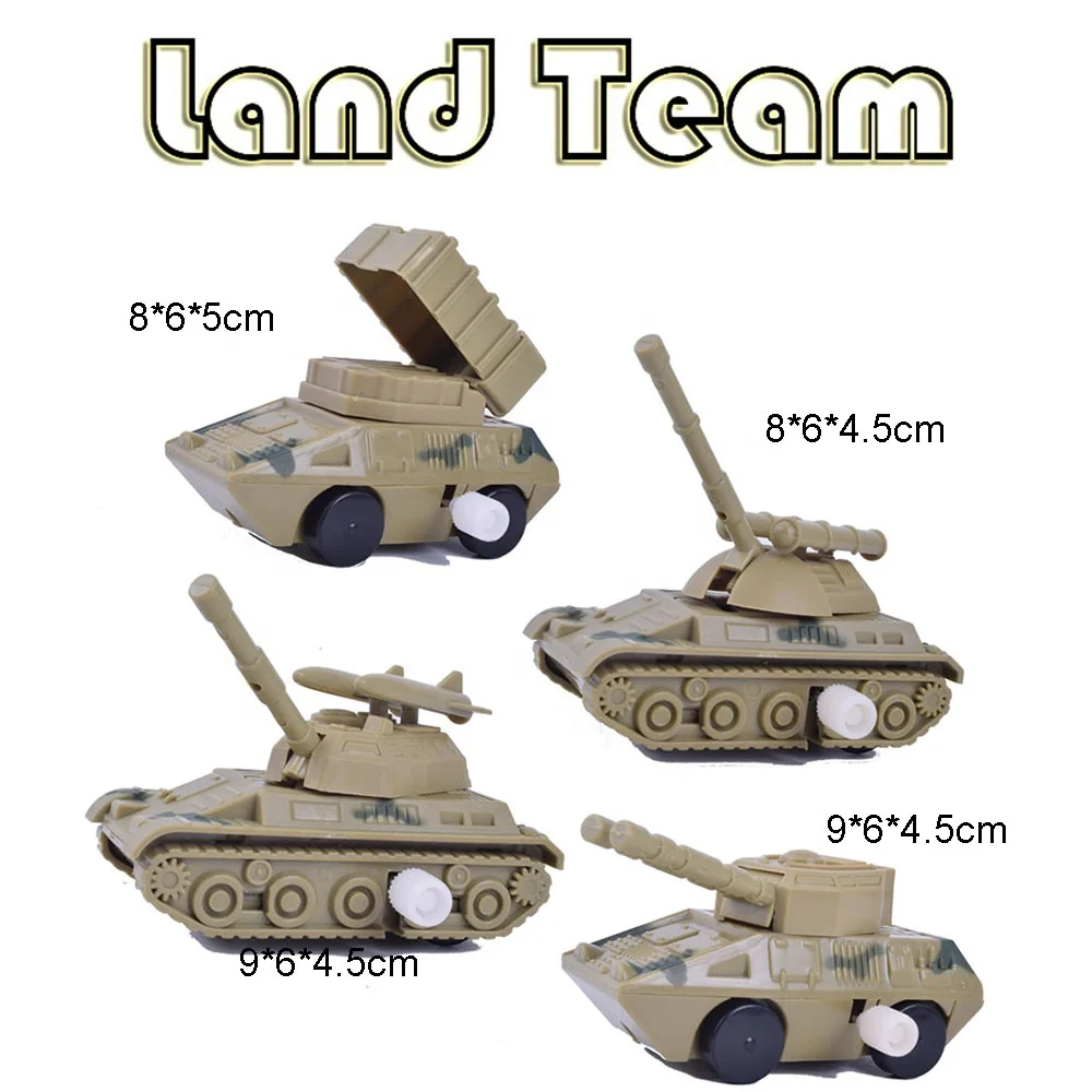 Cartoon Tank Models Plastic Clockwork Wind Up Car Toys
