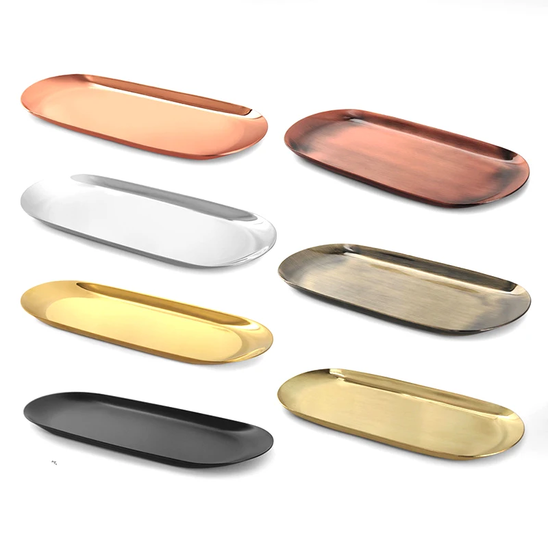 

Long home decoration gold brass stainless steel scented candle tool candle tray, Gold/silver or custom