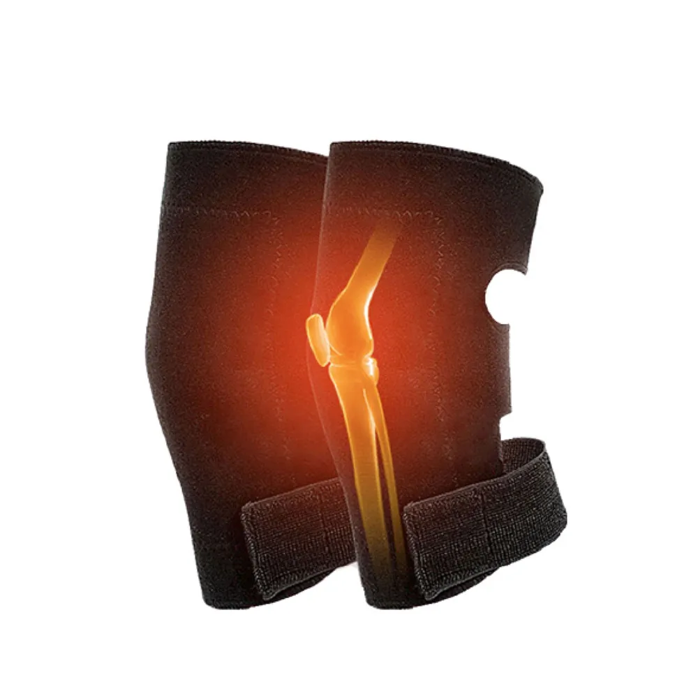 

Warm Tourmaline Self Heating Knee Pads Magnetic Therapy Kneepad Support Sports Knee Protector, Black