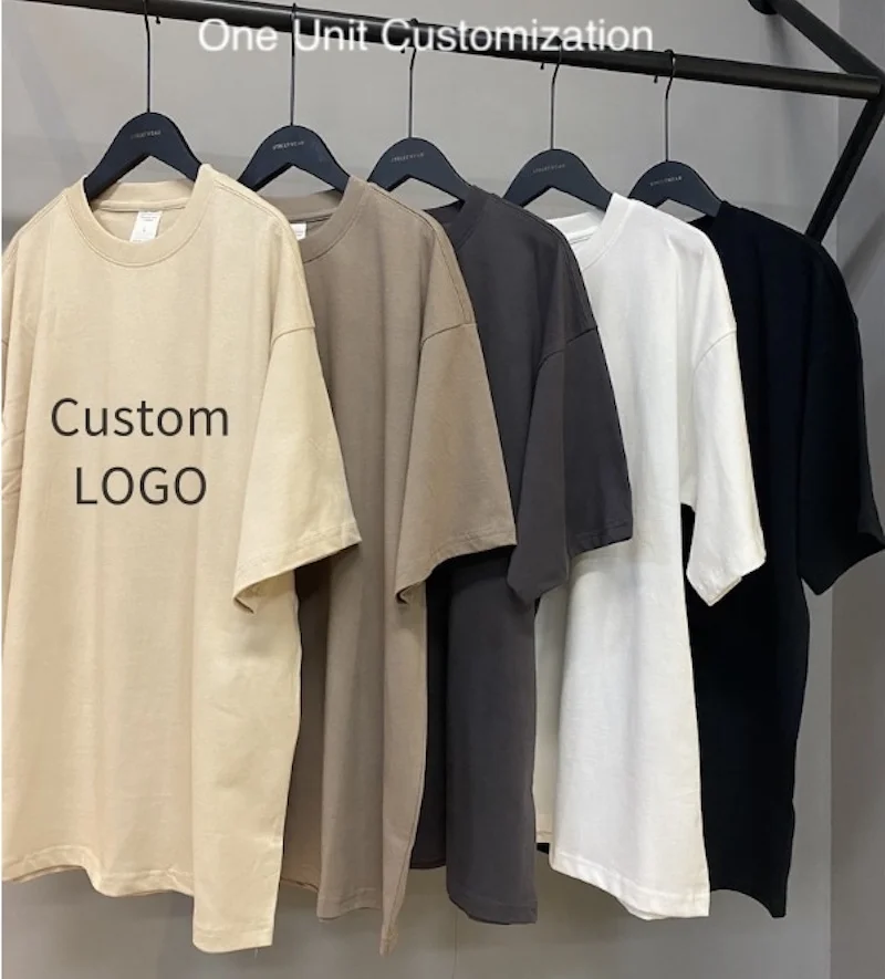 

High Quality Men T Shirt Custom Printing Logo Embroidery T-shirt Basic Heavy Unisex Tshirt 100% Cotton, Any color