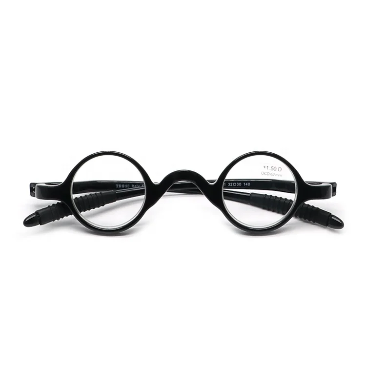 

Soft Tr 90 Frame Reading Glasses Small Sized Round Reading Eyewear Custom Logo Eyewear