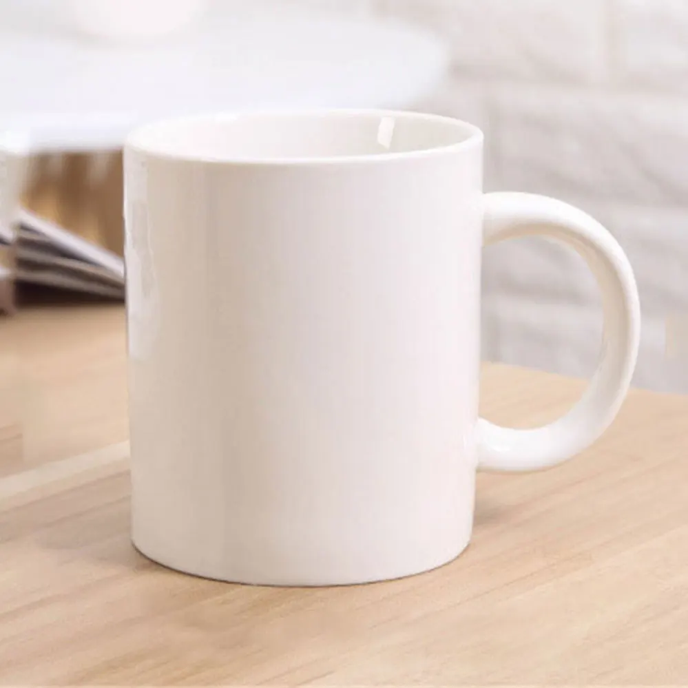 Custom Porcelain Mug Plain White 11 oz Mug Blank Promotional Gift Coffee Ceramic Mug