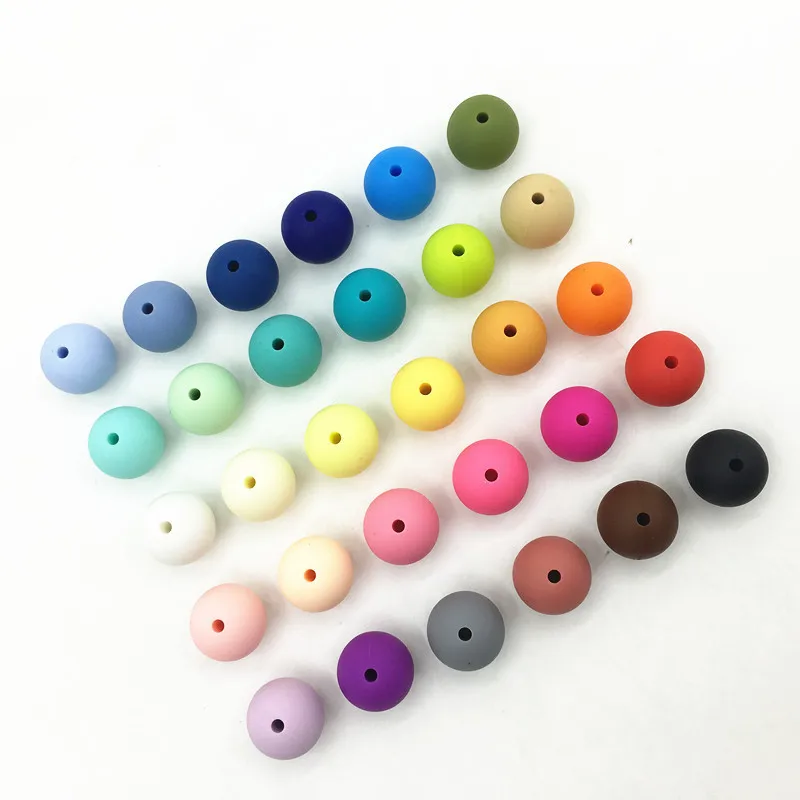 

DIY Silicone Beads for baby jewelry BPA free