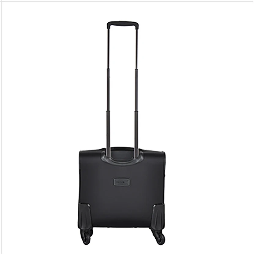 

Hanke nylon waterproof custom airport brand trolley cabin case travel business boarding luggage bags, Black