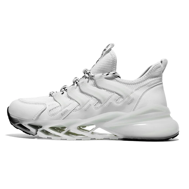 

2021 Amazon popular fashion blade men running shoes new design cheap white leisure male casual sneakers shoes