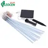 zocen Custom hot sales LED dust-proof 8 tubes 144L Christmas tree roofs meteor shower led light