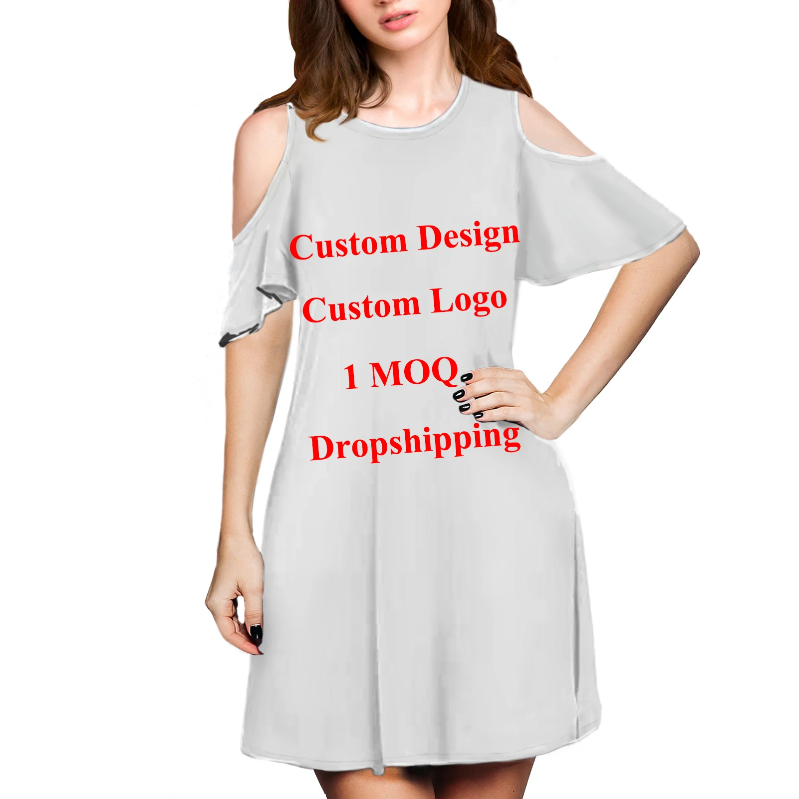 

Red Off Shoulder Dress Tribal Polynesian Evening Dress Women Personalize Custom Logo Design Text Clothing Wholesale Dropshipping, Customized color