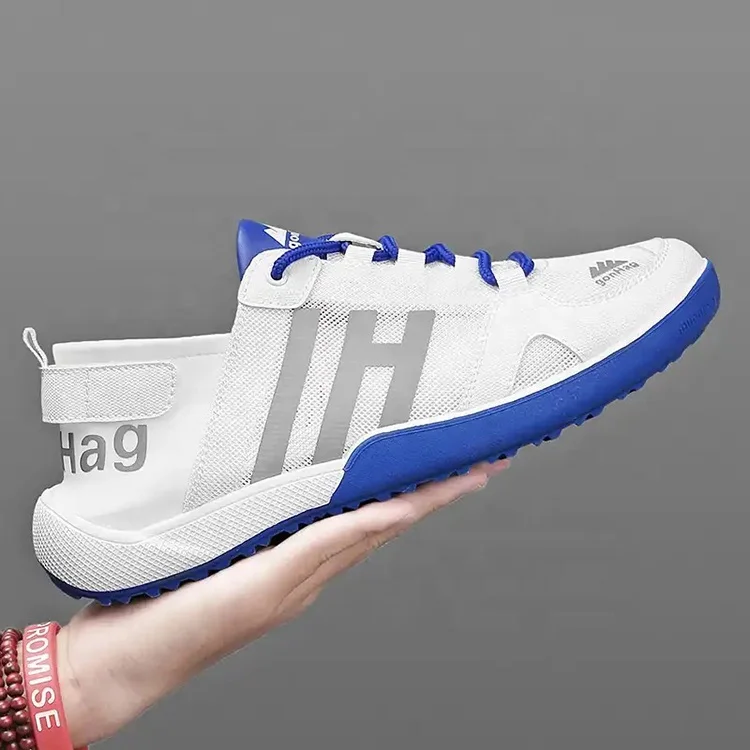 

2021 New Style Sports Fashion Casual Shoes Sneakers For Men, Blue-white, black white, orange white