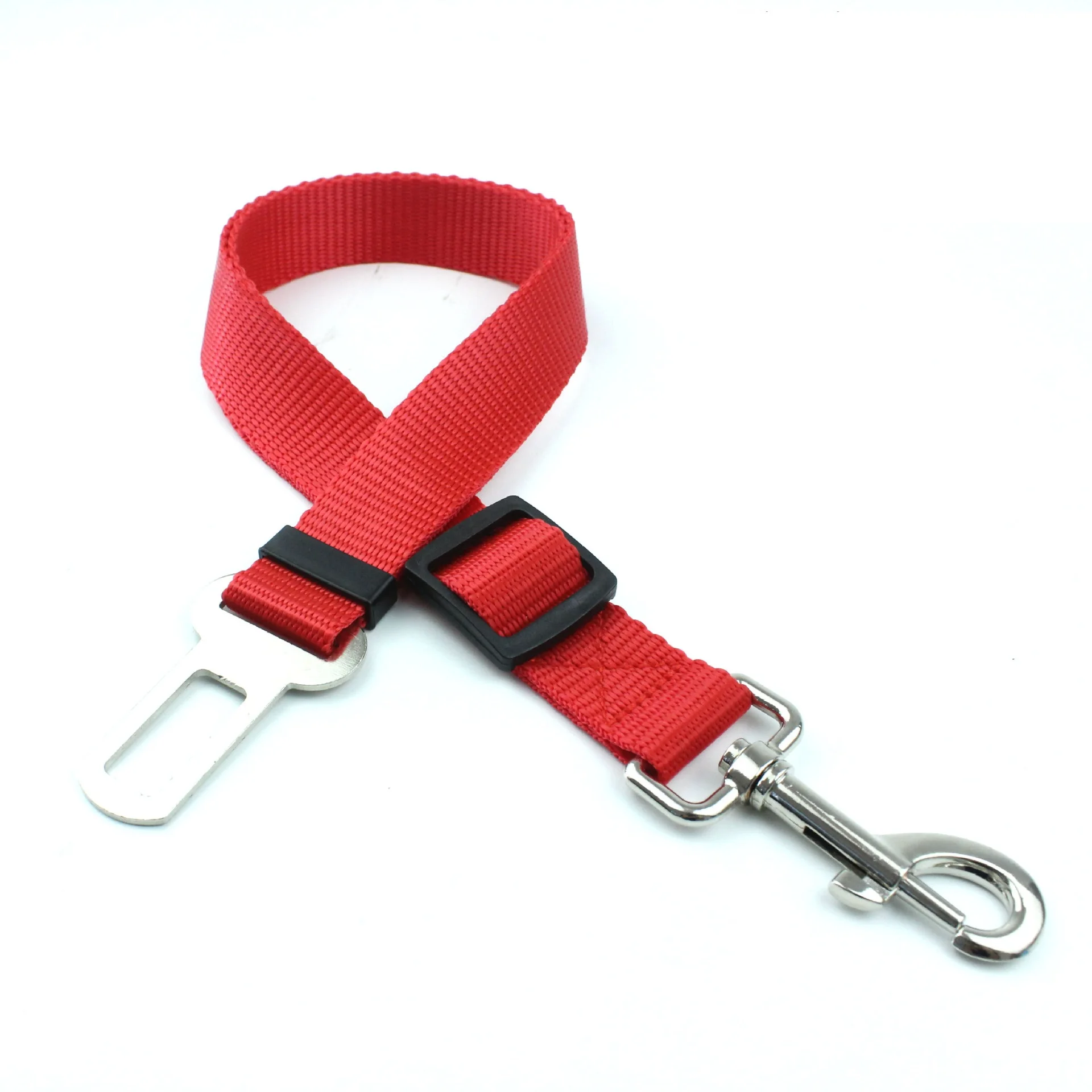 

Manufacturer wholesale adjustable dog multiple color seat belt leash nylon rope Pet Cat Dog leash Car safety Seat Belt For Pet