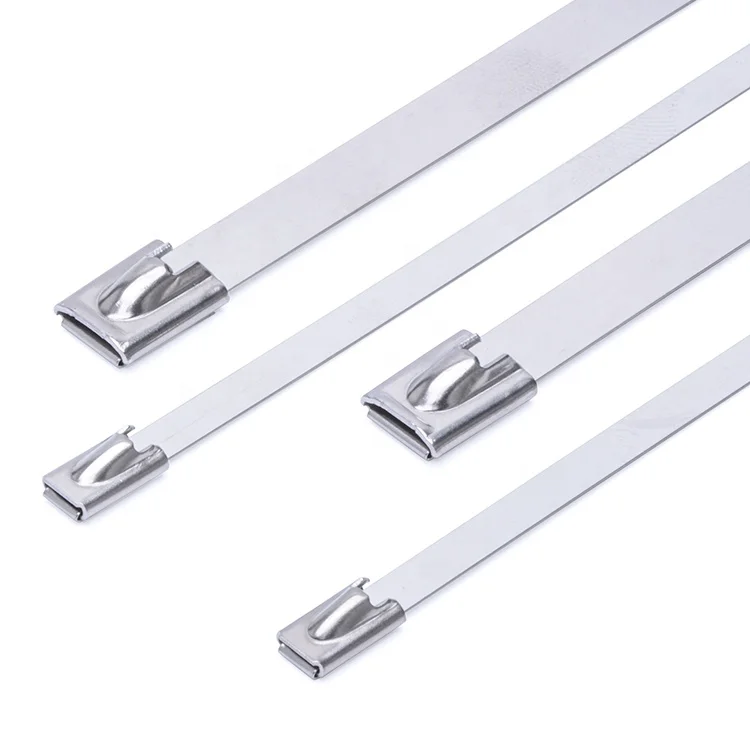 

MGS-4.6*200mm stainless steel 304 cable ties ball self-locking zip tie