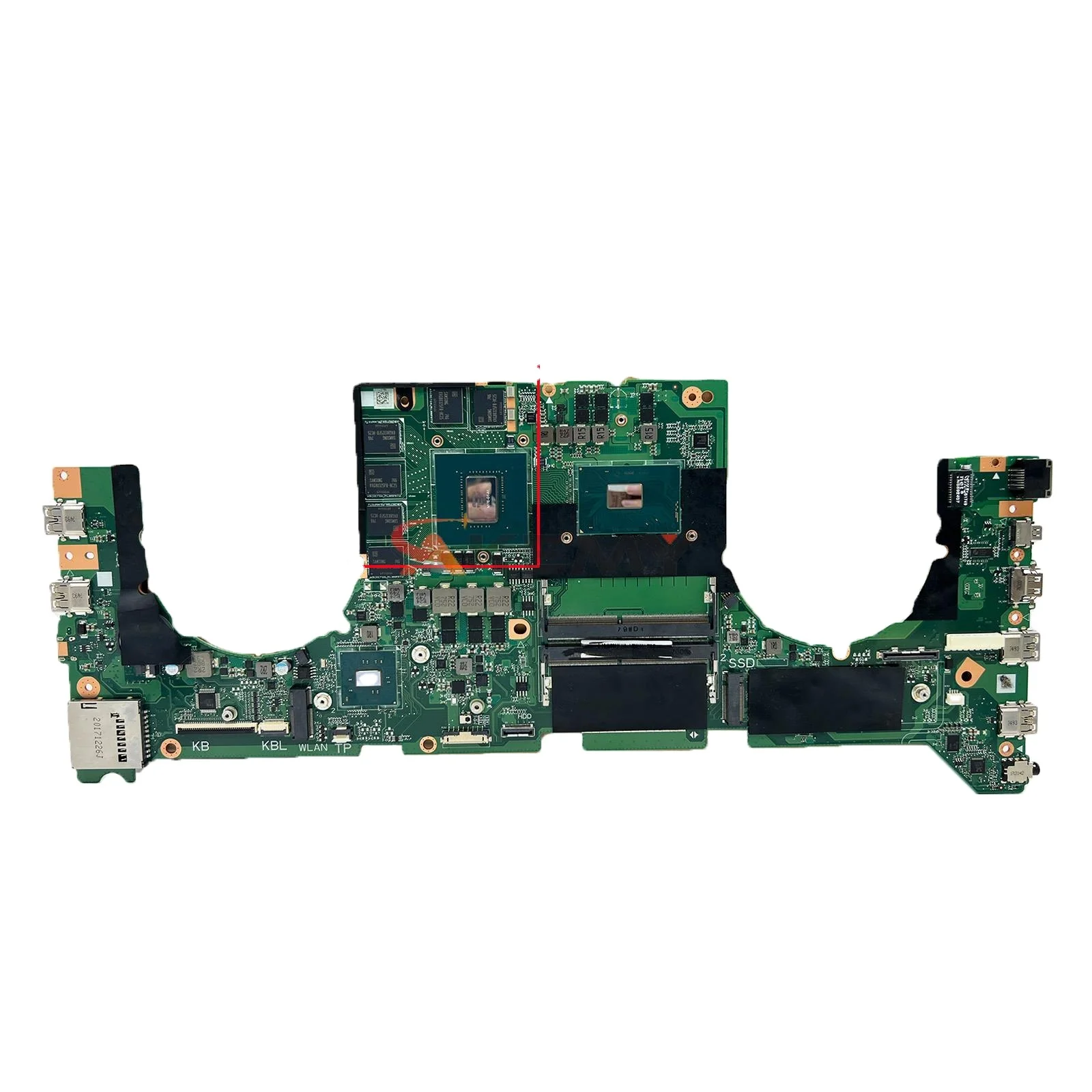 

GL703VM (DABKNMB1AA0)Mainboard For ASUS GL703V Laptop Motherboard W/I7-7700HQ I5-7300HQ GTX1060-3G/6G N17E-G1-A1 100% Test