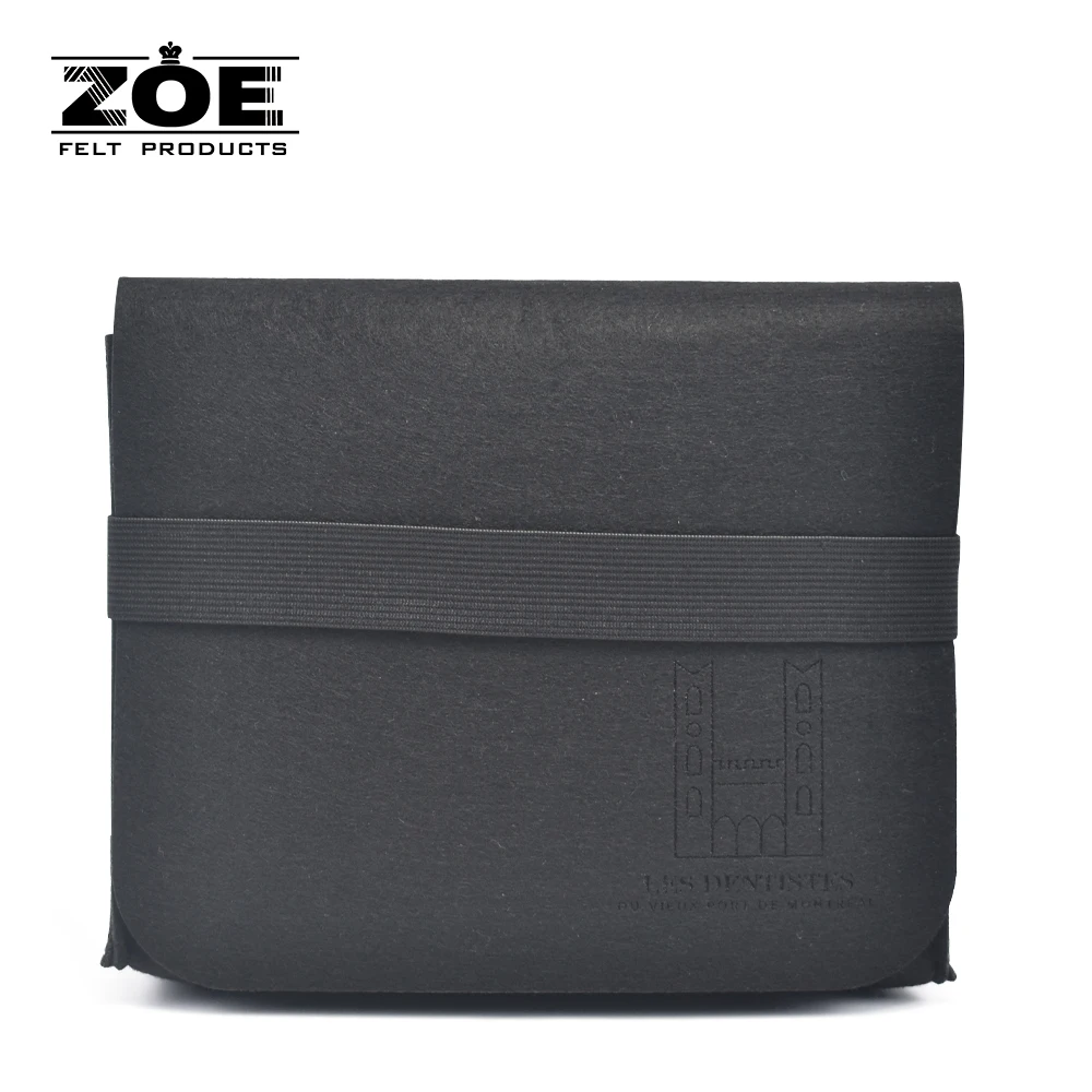 

Eco friendly bag 100% New Fashion Factory directly selling Woman fashion felt small storage bag, Customized colors