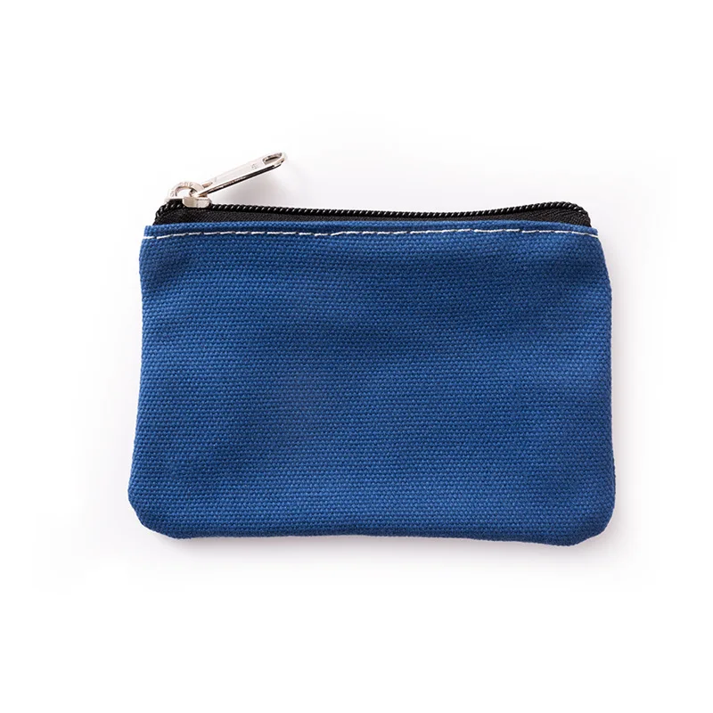 Custom Eco Friendly Mini Change Purse Blank Natural Cotton Canvas ...