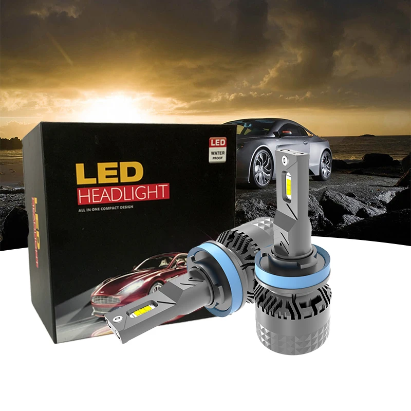 Most Powerful Led Auto parts Car Led Headlight Bulb H7 H8 H11 240w 24000lm 6000K DP Strong Canbus Light Long Lifespan