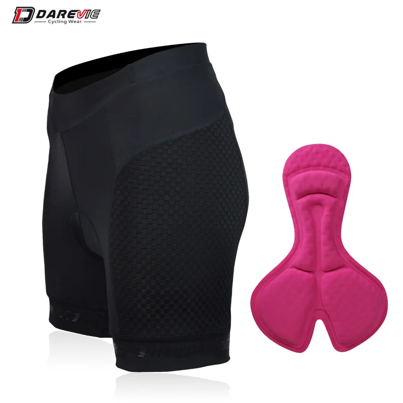 

Darevie woman pro lady sponge 3D padded bike shorts soft short shockproof/breathable cycling shorts