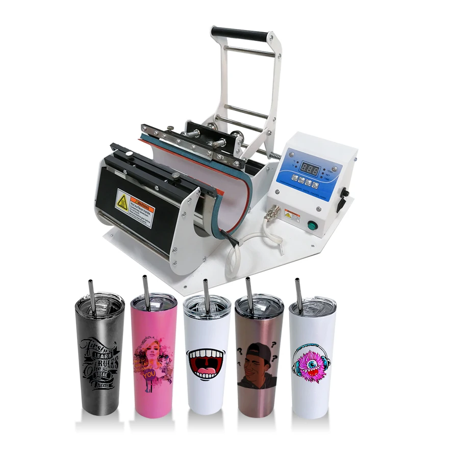 

Topjlh Wholesale Transfer Mug Tumbler Machine Sublimation Digital Heat Press Machine Printing Mug Press for 11oz and 20oz mug