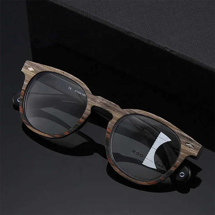 

Real wooden skin reading eyeglasses anti blue light computer glasses