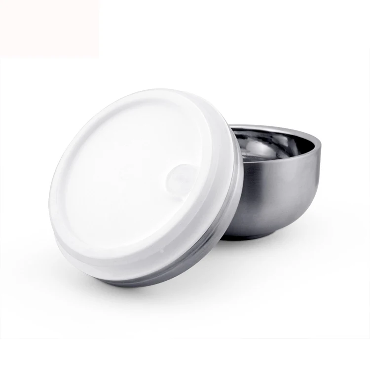 

Stainless Steel Metallic Vacuum Food Bowl Coconut Bowl With Lid