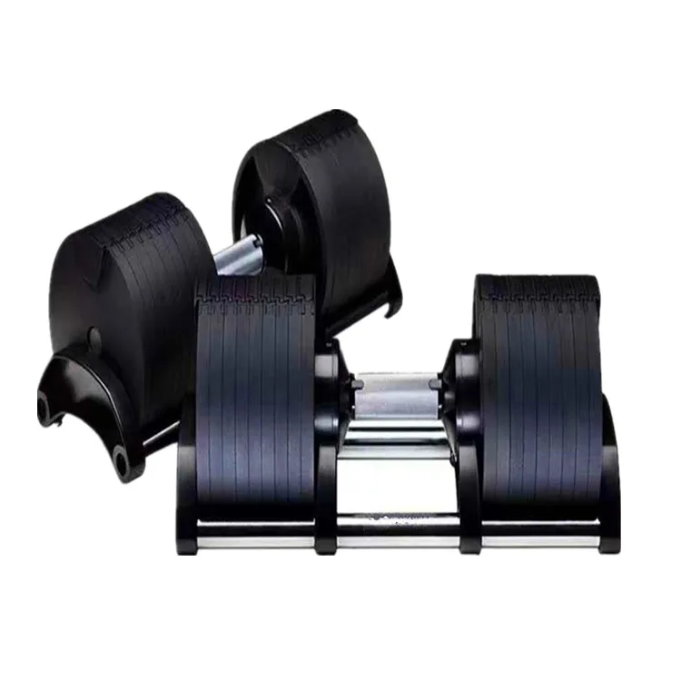 

In Stock Wholesale Dropshipping 20kg Smart Adjustable Dumbbells Set, Black