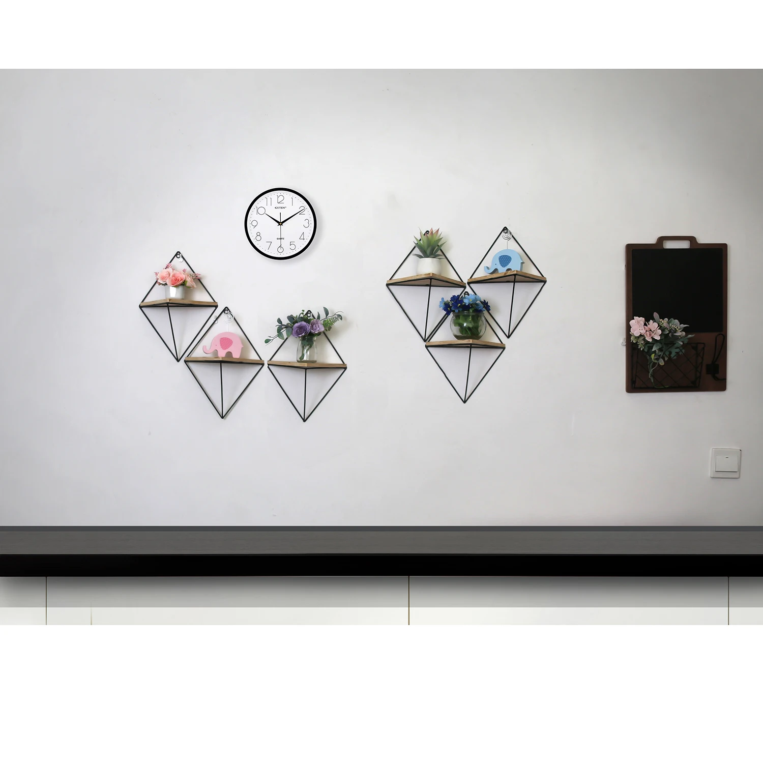 
new designs farmhouse home decoration shelf wall hangings for home decor 