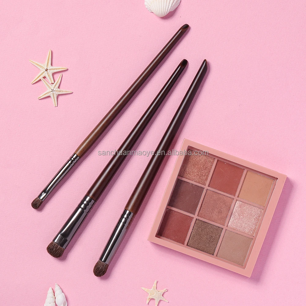 

OVW Eye Shadow Horse Hair Eye Shadow Cosmetics 4PCS Makeup Brush Set Beautiful Tool