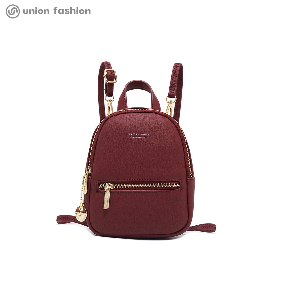 

Union Fashion Luxury PU New Design Lady Custom Logo Women Mini Backpack