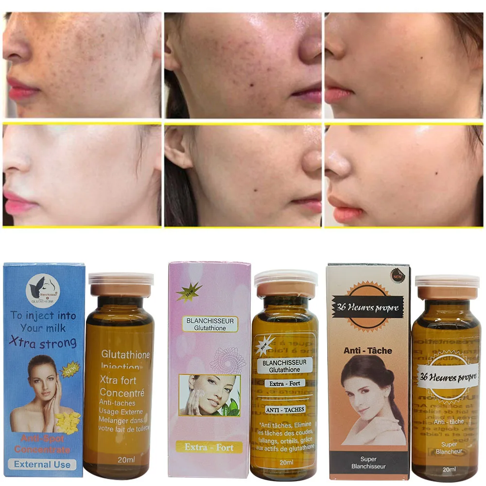 

The Best Skincare Anti-spot & Super Lightening & Whitening & Glowing with Vitamin C & Glutathio Facial & Body Serum External Use