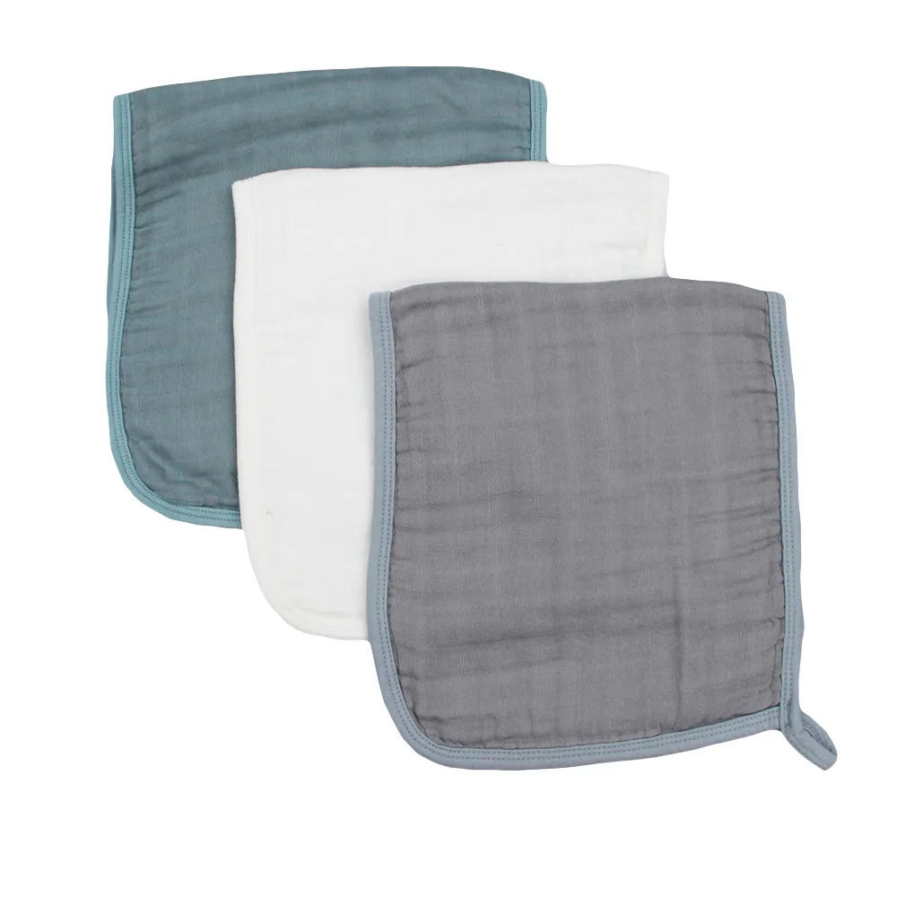 

Factory Custom Bamboo Cotton Burp Towel Drool Bibs for Toddler Infant 6 Layers Muslin Baby Burp Cloth