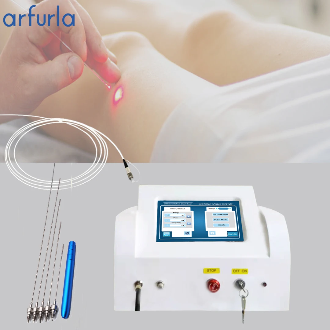 

1470 980 nm diode laser liposuction slimming laser machine for fat lipolysis