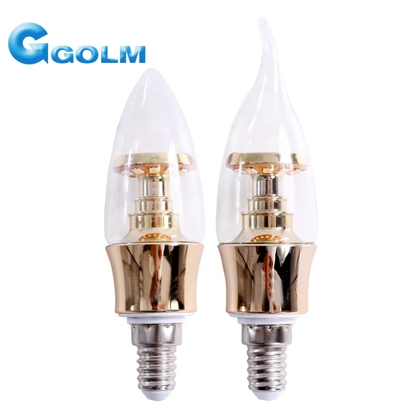 7W ce rohs approval led candle light bulbs with E14 Base 2700K warm white for chandelier lighting