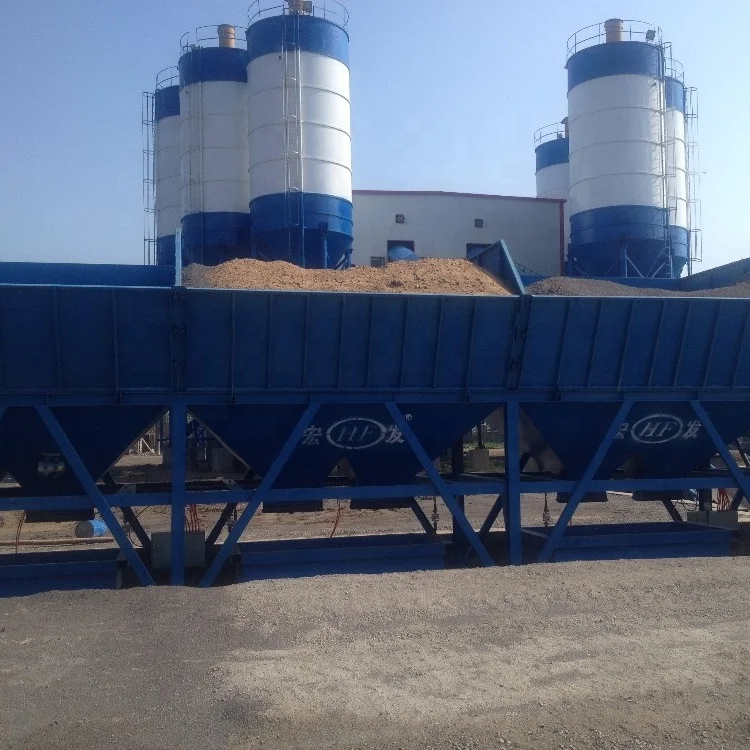 HZS120 concrete batching plant1
