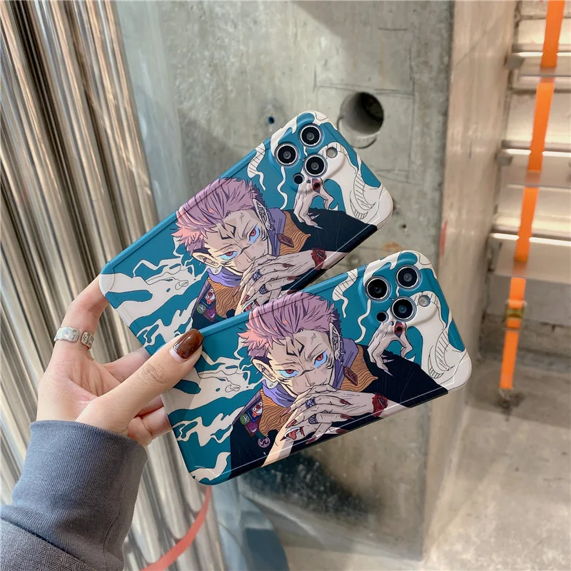 

Jujutsu Kaisen Cartoon Mobile Phone Case For 7 8plus xr 12pro Phone11, Multicolor