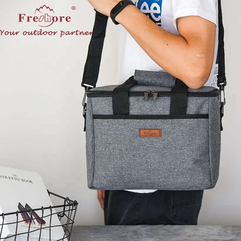 

Hot Sale Custom Logo Insulated Cooler Bag OXford cold food bag