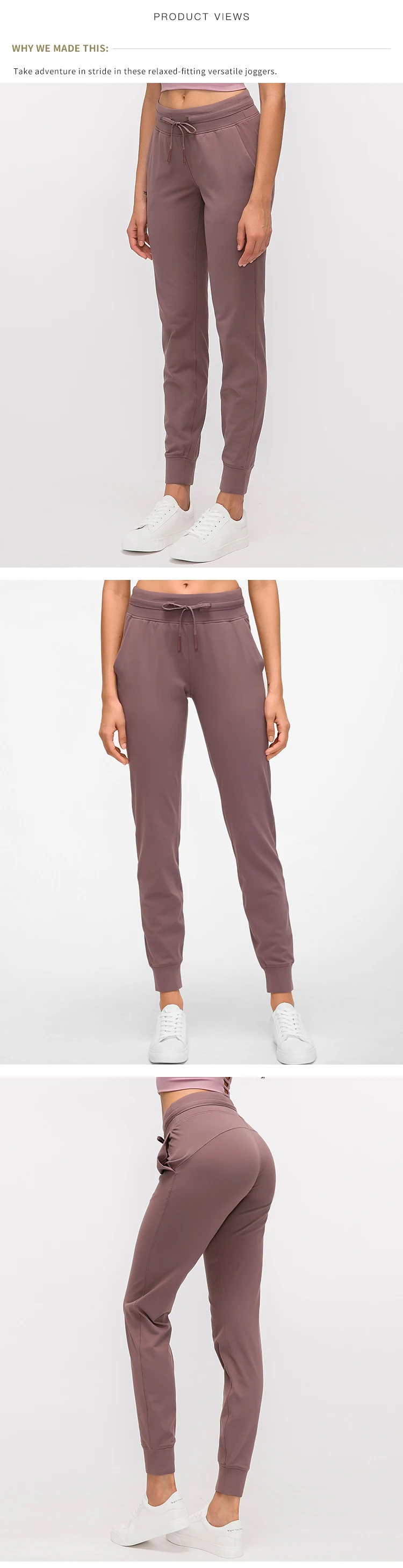 women's nylon jogger pants