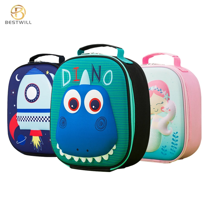 

Hot sale custom soft kids lunch bag aluminum foil insulated food breast milk cooler bag, Cartoon