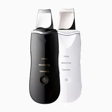 

Ultrasonic skin scrubber peel beauty instrument Facial Best skin scrubber, Black/ white