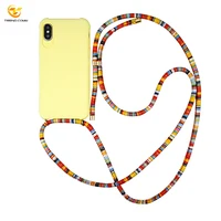 

Fabric Rope Necklaces For iPhone 11 Cell Lanyard Crossbody Phone Case Strap