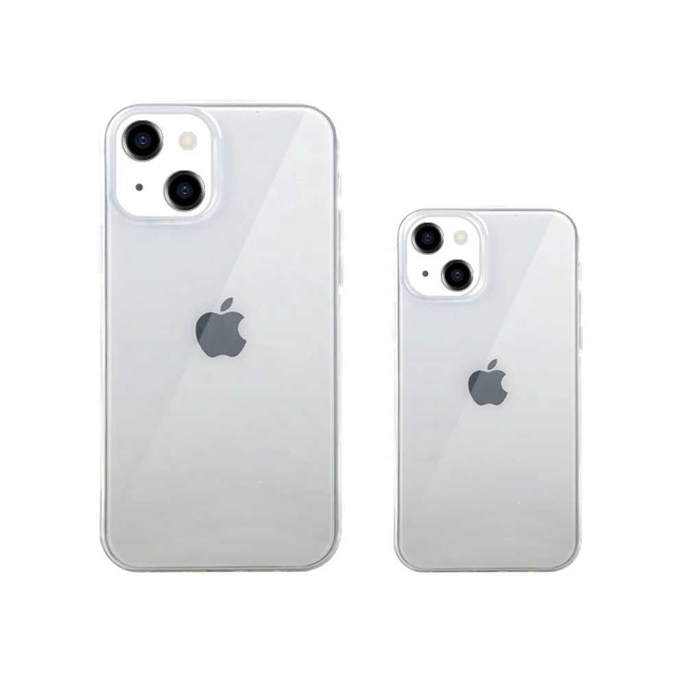 

Flexible transparent clear tpu case crystal phone case for iPhone13 12 12pro