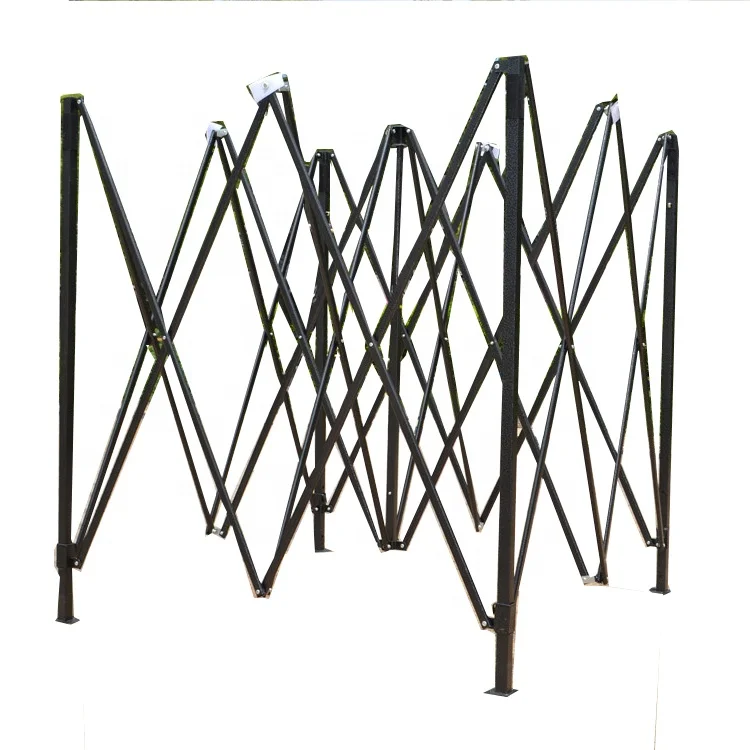 

5*5ft cheap black powder coated steel folding gazebo tent frame, Rough black