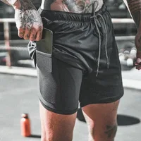 

Logo custom Mens Workout compression shorts gym Fitness Shorts Crossfit Sport Running Gym Shorts Men