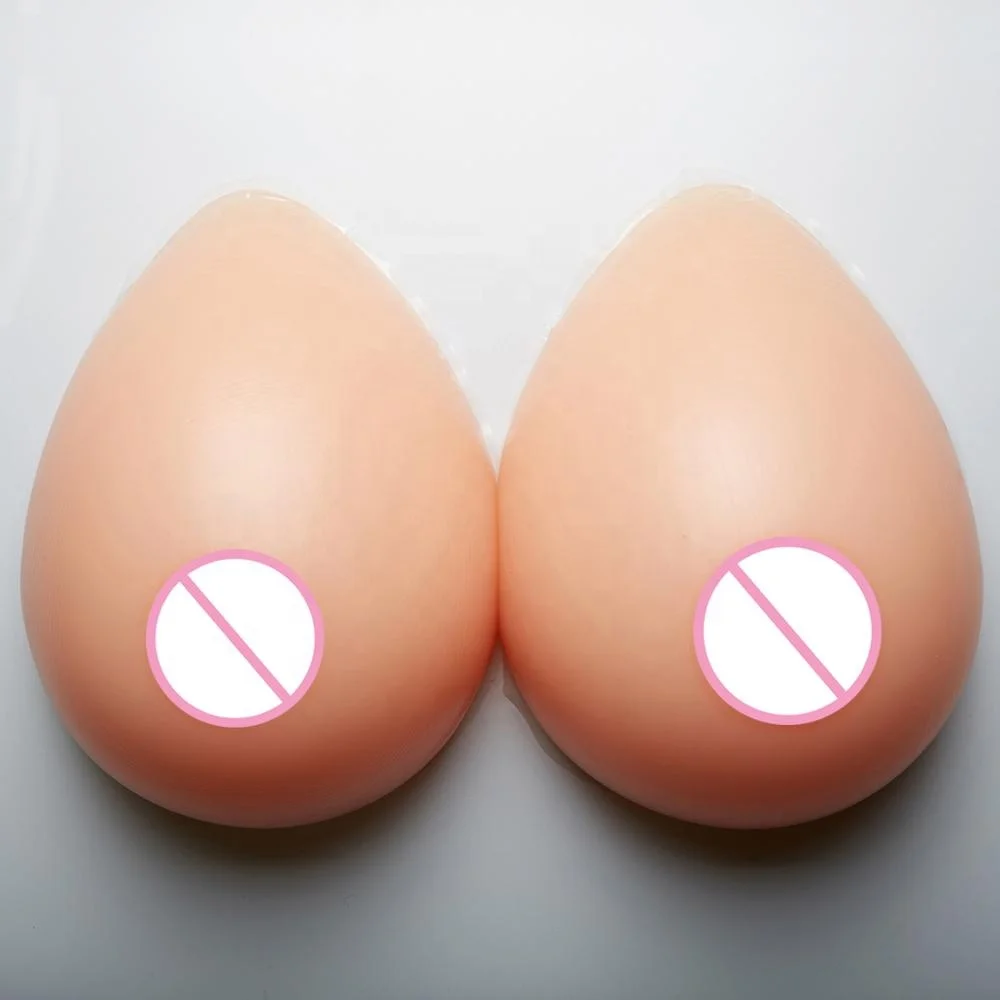 

Sexy Women Silicone Artificial Breast Forms Enhancer Pad for Crossdresser, White, beige, suntan