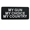 Fast Shipment Huge Selection Ready to Ship Funny Patriot Military US Army Gun 3D Morale Patch PVC My Gun My Country Flag Patch