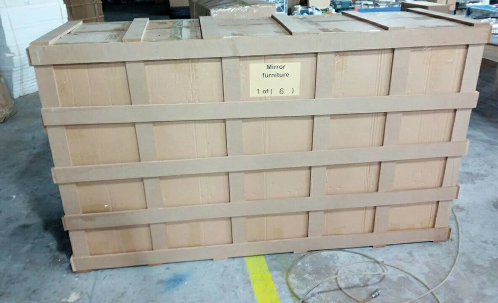 Cofre Pequeño Con Espejo Antiguo Coolbang Blanco,Venta Al Por Mayor