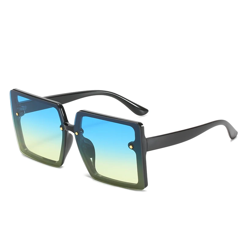 

Trending Vingtage Retail Wide Groovy Plastic Wholesale Sunglasses Shades Rectangle Oversize Sun Glasses Classic Unisex Fashion, Multi colors