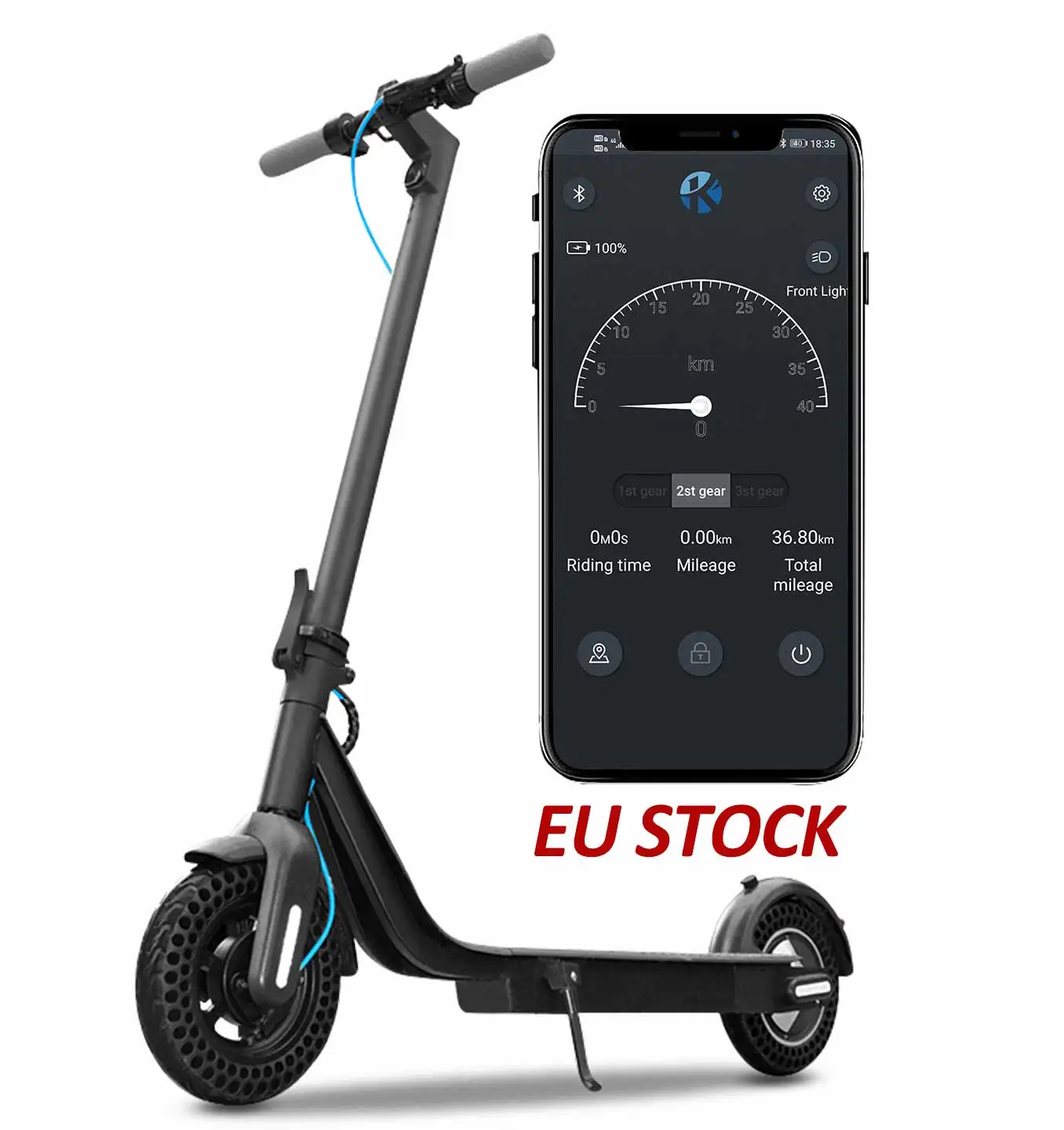 

2021 Europe Warehouse Stock Moped Scooter Electric Monopattino Electrico 1 Years Warranty 10 Inch Scooter