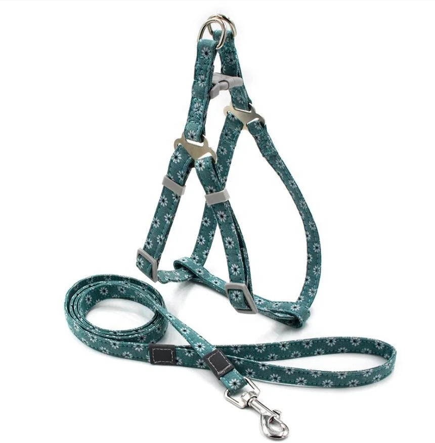 

Escape Proof No Pull Step-in Dog Vest Harness leash With Soft Breathable Air Mesh, As pictures